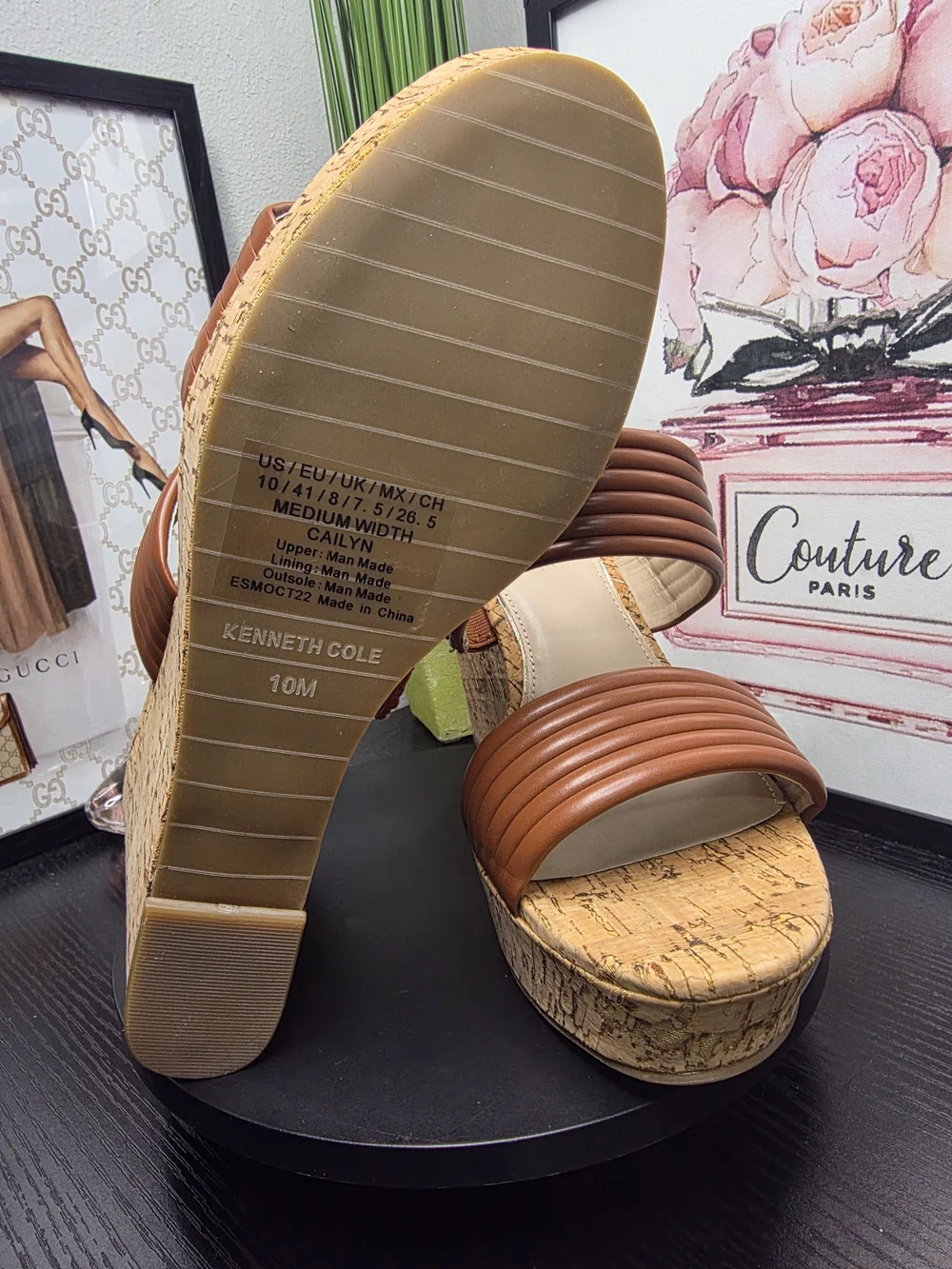 Kenneth Cole Cailyn Wedge Slides